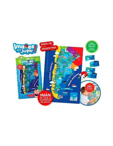 Puzzle Mapa Argentina C-iman Blister 53 Kreker