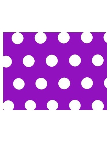 Papel Forrar Lunares Lila Muresco/luma (100/10)
