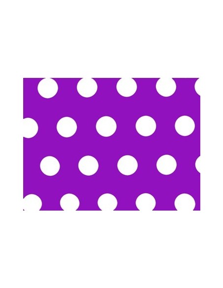 Papel Forrar Lunares Lila Muresco/luma (100/10)