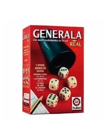 Generala Real 19cm C-dados Prof 210 Ruibal -b12- -p-