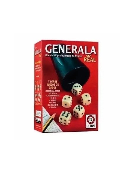 Generala Real 19cm C-dados Prof 210 Ruibal -b12- -p-