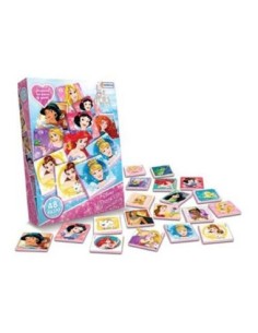 Memo 48 Pzas Base De Goma Princesas Dju00702 Tap02