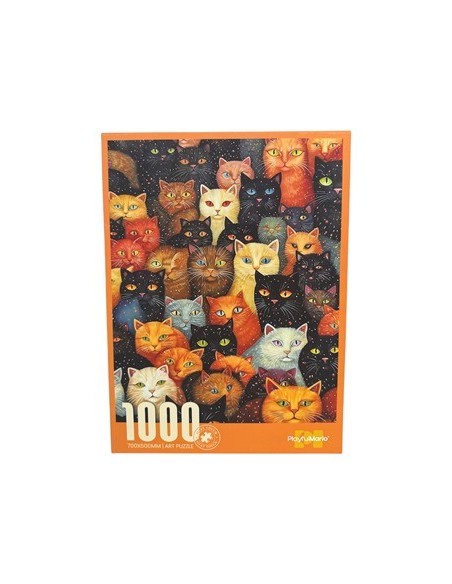 Puzzle 1000pzas Gatos Terciopelo  Ju0099 88829pri02
