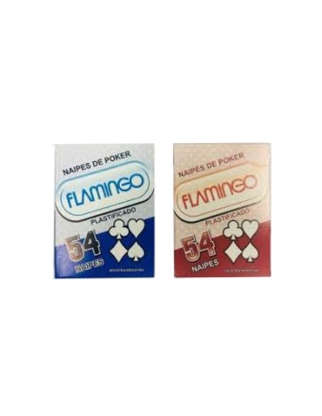 Naipes X 54 Poker Plast. Flamingo 1142c Jrh01