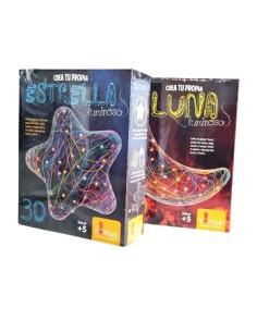 Estrella Luminosa-luna Luminosa Con Luces  804 805 Bon01