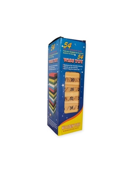 Jenga Numerado C-dados Caja 5012 Cal01
