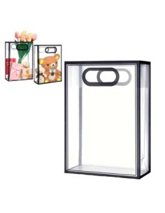 Bolsa 35x24x10 C-manija Pcv Transparente 26978 Col01 -e-