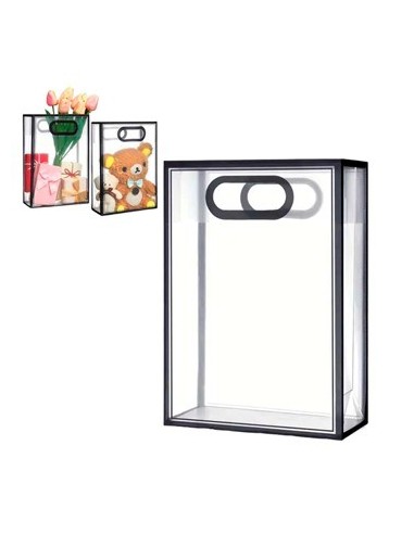 Bolsa 35x24x10 C-manija Pcv Transparente 26978 Col01 -e-