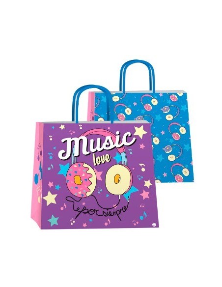 Bolsa 32x10x30 Music Pop/flowers/sirenitas Romi 44401246