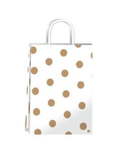 Bolsa 22x10x30 Golden Dots Fant  Acuario Romi -b100-