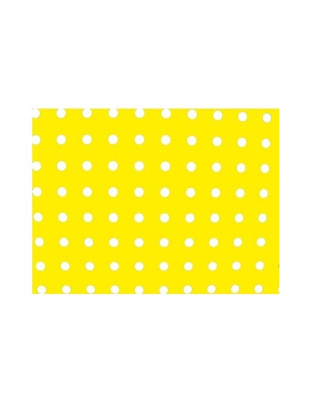 Papel Forrar Lunares Amarillo Muresco/luma (100/10)