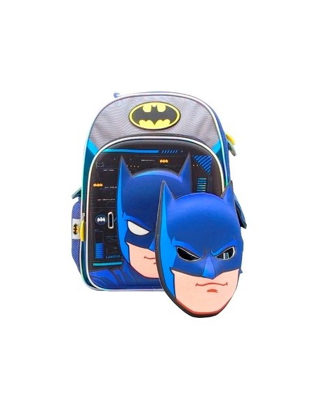 Mochila 16" C-mascara Batman Lj104 Ck01 -b24-3-