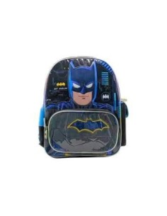Mochila 18" Batman C-luz Pvc Lj106-lj183 Ck01