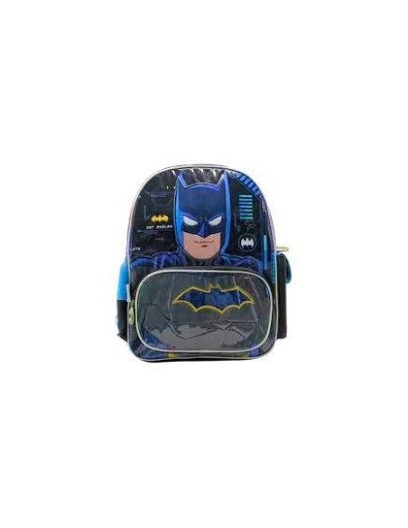 Mochila 18" Batman C-luz Pvc Lj106-lj183 Ck01