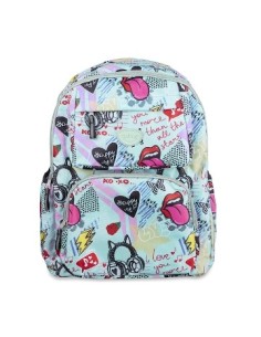 Mochila 16-- 4 Bols Nena Estampada Mod  Surt  6712-6716-6717-6718 Csl01