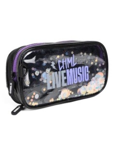 Canopla 2 Cierres Plana C-glitter Y Lentejuelas Tr165-tr166-tr167-tr168 Chi01