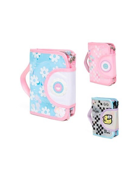 Cartuchera 1 Piso X 4 Sobres Pvc Mod  Surt  Tr161-tr162-tr163-tr164 Chi01