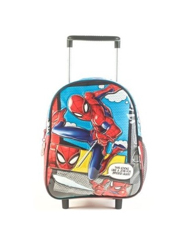 Mochila 12  V C-carro 2 Bols  Spider Man 3d  31217 Wab02