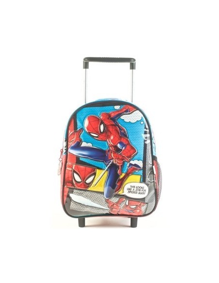 Mochila 12  V C-carro 2 Bols  Spider Man 3d  31217 Wab02