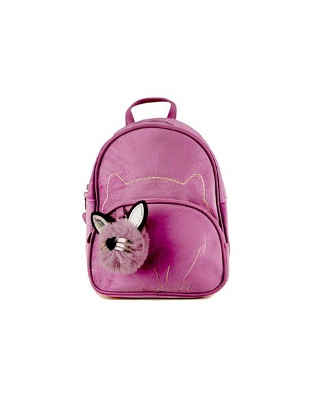 Mochila Infantil 23x18x10cm Gatito Da10356 Sf01