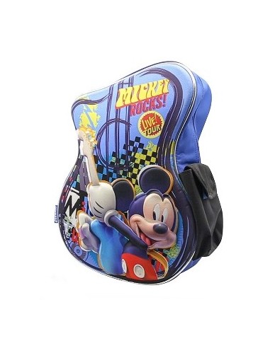 Mochila 15 Mickey C/forma Guitarra Km091 Ck01