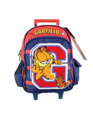 Mochila 16" C-carro Pvc Garfield Gf102 Gf109 Ck01