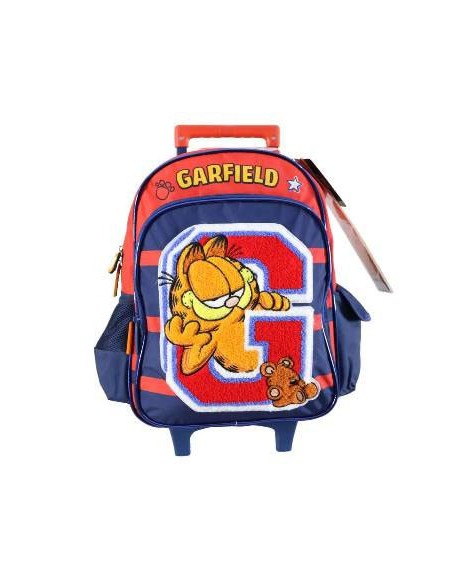 Mochila 16" C-carro Pvc Garfield Gf102 Gf109 Ck01