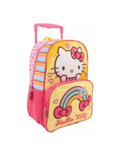 Mochila 16-- C- Carro Hello Kitty Mod  Surt  88120-88127-88113 Wab02