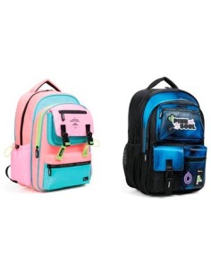 Mochila 17" Espalda Tornasol-colorblock Mod  Surt Fs41-fs73-fs79 Chi01