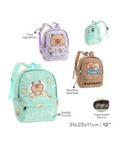 Mochila 20x29 Capibara C-bolsillo 53857 Tar02