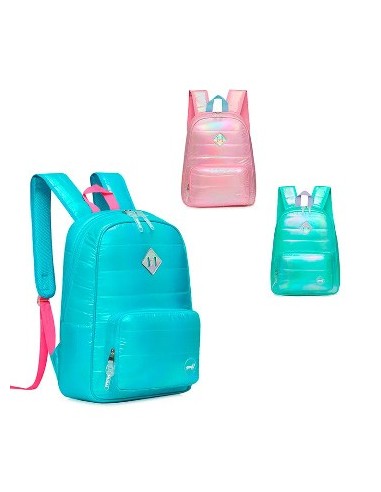 Mochila 14-- 2 Bols  Metalizada Col  Surt 17601 Tar02