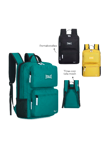 Mochila 18-- 3 Bols  Col  Surt  Everlast 16488-16489 Tar02