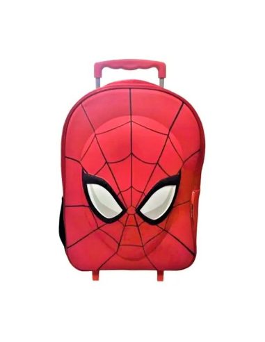 Mochila 16" Carro 3d Spiderman Mascara 11740-31234 Wab02