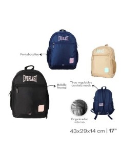 Mochila Everlast 2 Compartim C/bols Laterales 28838 Tar02