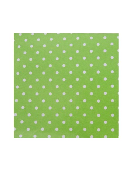 Papel Forrar Lunares Verde Manzana Muresco/luma (b20)