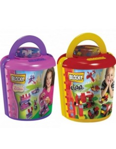 Blocky Balde Ciudad/encantada 100pzas Dimare 01-0628 01-0629 Dim05 (b6)