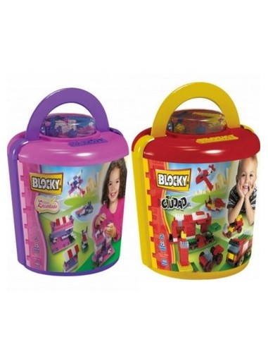 Blocky Balde Ciudad/encantada 100pzas Dimare 01-0628 01-0629 Dim05 (b6)