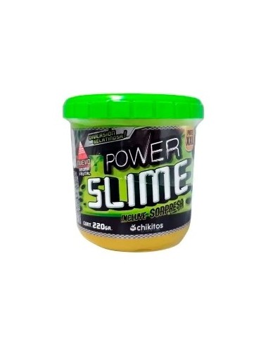 Slime Super Power C-sorpresa Y Aroma 220grs Jasli3240 Chiki -b40-