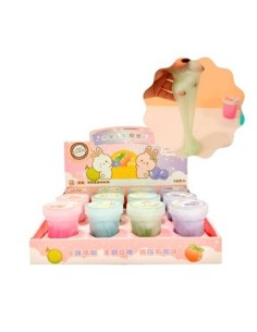 Slime Vaso Marmolado Color Pastel 28705 Col01 -b12-