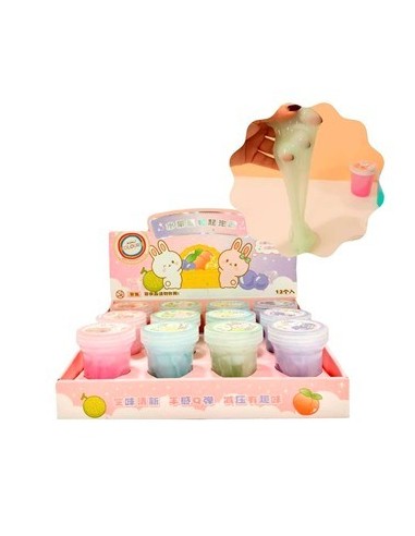 Slime Vaso Marmolado Color Pastel 28705 Col01 -b12-