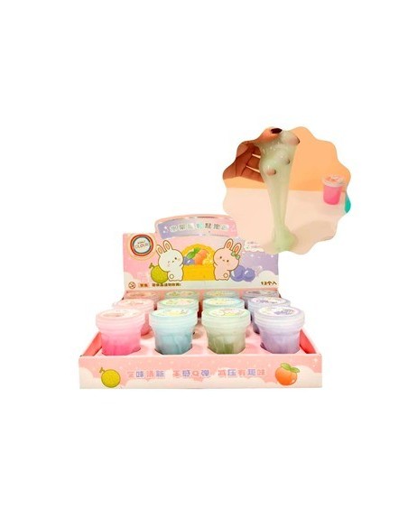 Slime Vaso Marmolado Color Pastel 28705 Col01 -b12-