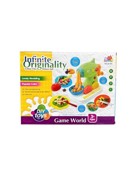 Masa Maquina De Fideos + 5 Masas En Caja 34x26cm Ju0126 8159 Pri02