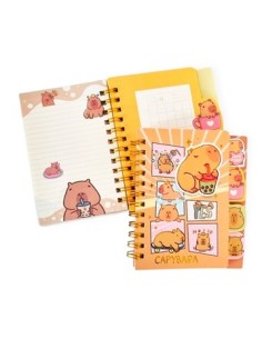 Libreta 10x11cm Sc-28-2 Capybara Sf01 -f-