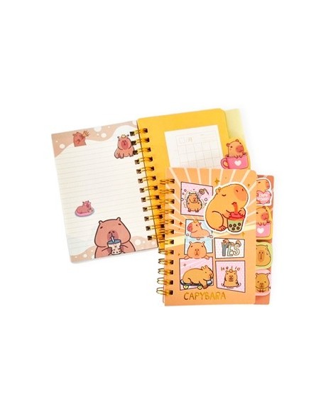 Libreta 10x11cm Sc-28-2 Capybara Sf01 -f-