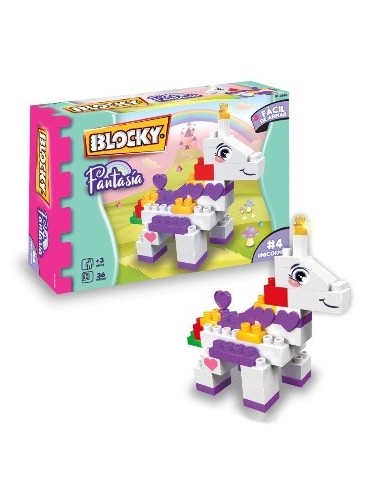 Blocky Mini Unicornio Fantasia 01-0696 Dim05