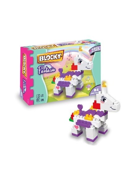 Blocky Mini Unicornio Fantasia 01-0696 Dim05