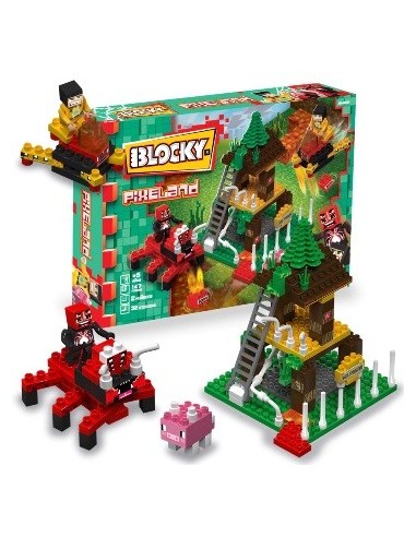 Blocky Pixelan 147zas Bosque Aracnido 01-0691 Dim05