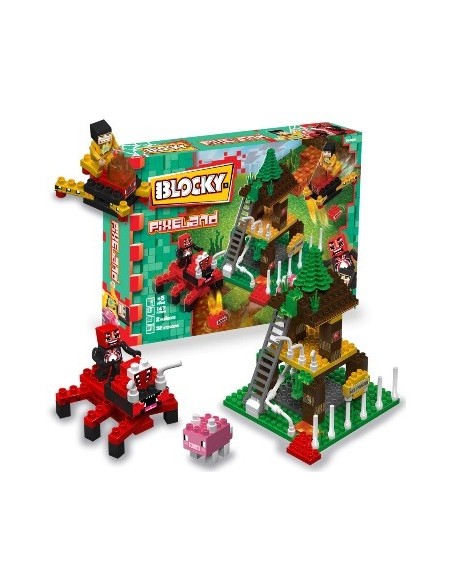 Blocky Pixelan 147zas Bosque Aracnido 01-0691 Dim05