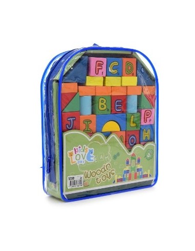 Bloques Didacticos De Madera En Mochila M398 Dre01