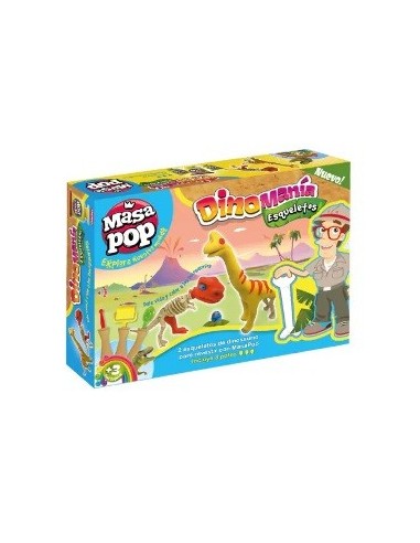 Masa Pop Copa Pop En Colores-dinomania Esqueletos J4001-j4005 Chiki -b48-